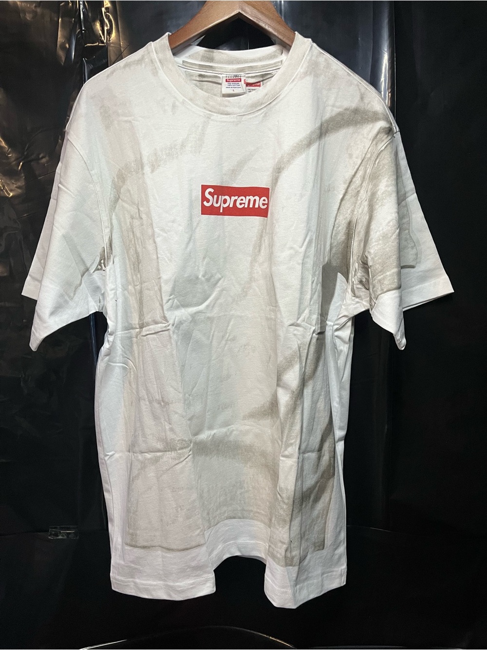 Supreme MM6 Maison Margiela Box Logo Tee Large white
